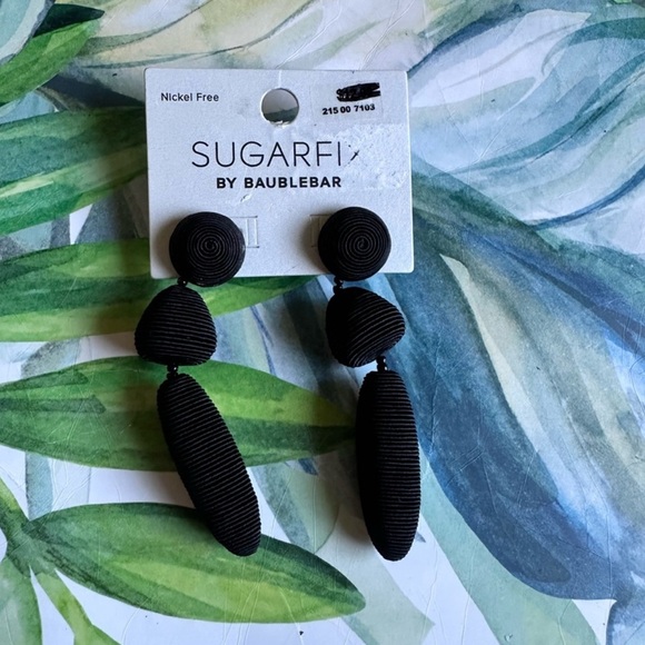 BaubleBar Jewelry - Sugarfix Earrings - Black NWT